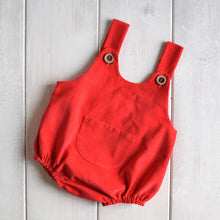 Carica l'immagine nel visualizzatore di Gallery, SALOPETTE IN VELLUTO - ROSSO