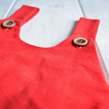 Carica l'immagine nel visualizzatore di Gallery, SALOPETTE IN VELLUTO - ROSSO