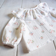 Carica l'immagine nel visualizzatore di Gallery, CAMICIA IN MUSSOLA - FIORI ROSA