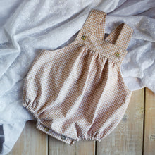 Carica l'immagine nel visualizzatore di Gallery, PAGLIACCETTO VICHY - BEIGE