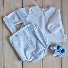 Carica l'immagine nel visualizzatore di Gallery, SALOPETTE SCOZZESE - AZZURRO