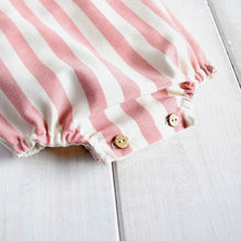 Carica l'immagine nel visualizzatore di Gallery, SALOPETTE A RIGHE - ROSA