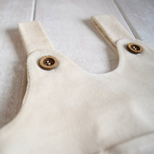 Carica l&#39;immagine nel visualizzatore di Gallery, SALOPETTE IN VELLUTO - PANNA
