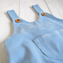 Carica l&#39;immagine nel visualizzatore di Gallery, SALOPETTE IN VELLUTO - AZZURRO
