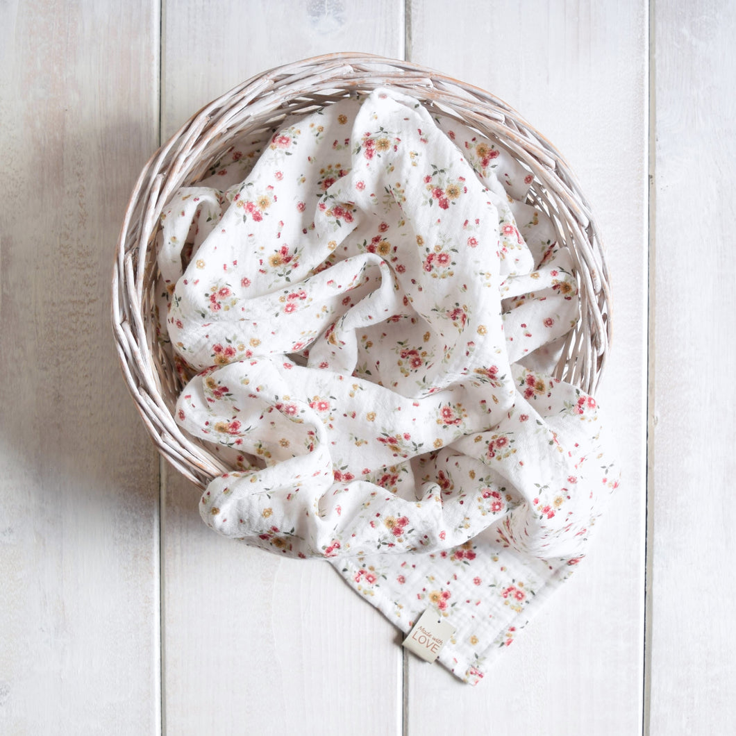 COPERTINA IN MUSSOLA - MILLEFIORI ROSA