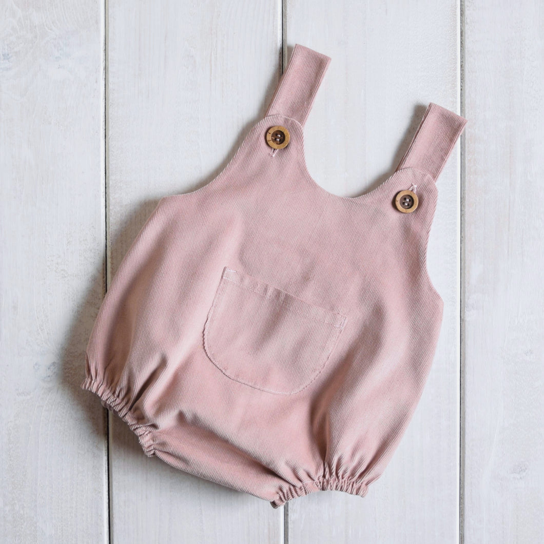 SALOPETTE IN VELLUTO - ROSA