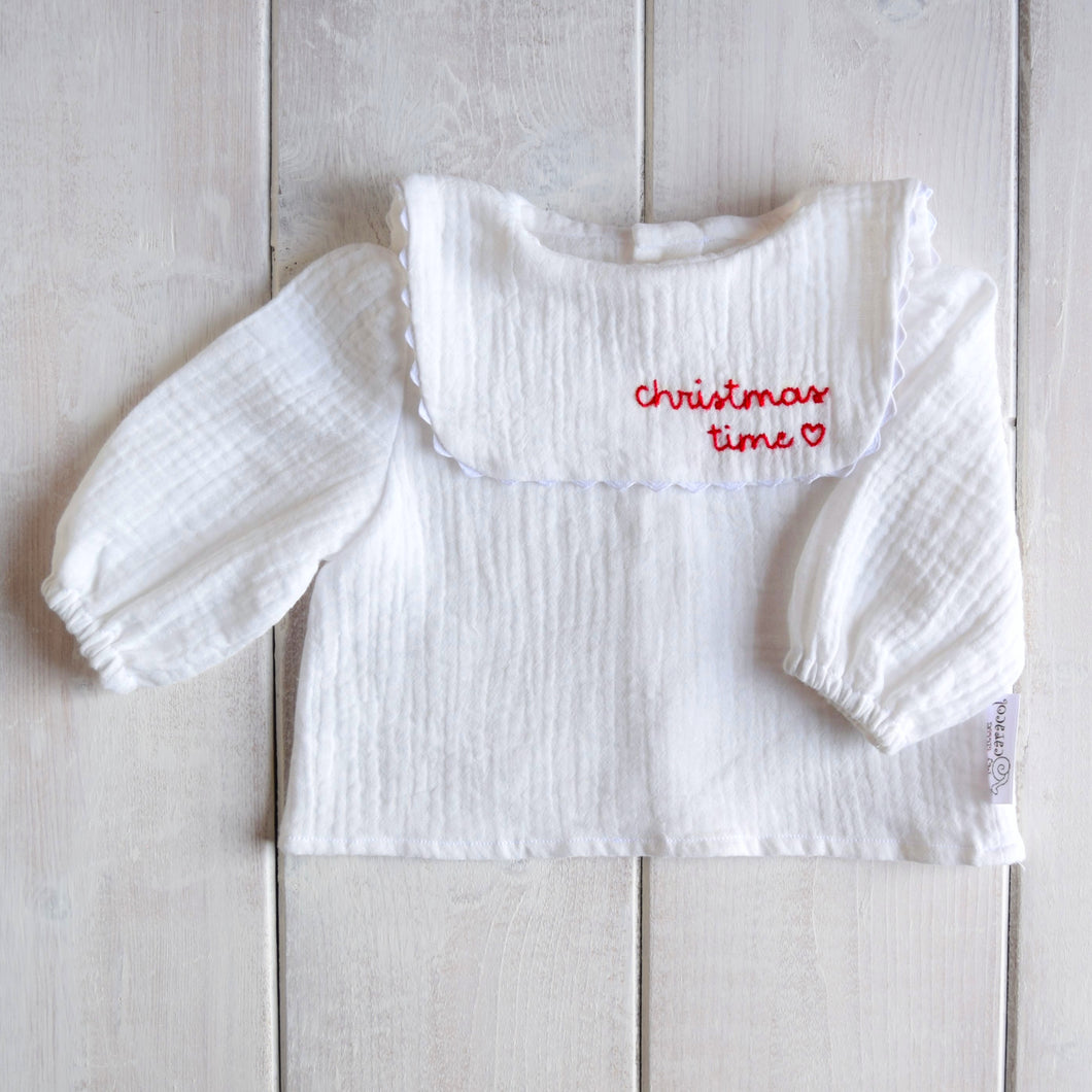 CAMICIA IN MUSSOLA - CHRISTMAS EDITION