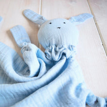 Carica l&#39;immagine nel visualizzatore di Gallery, DOUDOU IN MUSSOLA - AZZURRO
