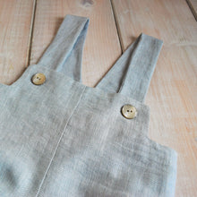 Carica l&#39;immagine nel visualizzatore di Gallery, SALOPETTE IN LINO - GRIGIO
